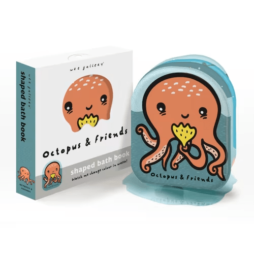 Octopus & Friends: Watch Me Change Color In Water! (Cloth/Bath Book) | Indigo