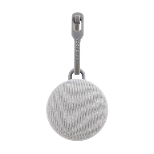 Yogasleep Hushh 2 Portable Sound Machine for Baby & Kids, New Reinforced Clip, Backlit Buttons, Night Light, 6 Soothing Natural Sounds, Easy to Use Timer, Volume Control, Toddler Lock, Noise Canceling