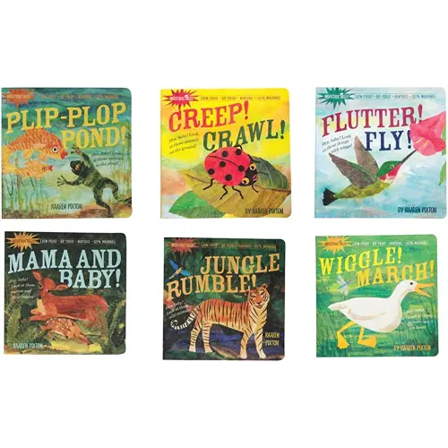 Constructive Playthings Indestructible Book Set, 100% Baby Proof Storybook Collection