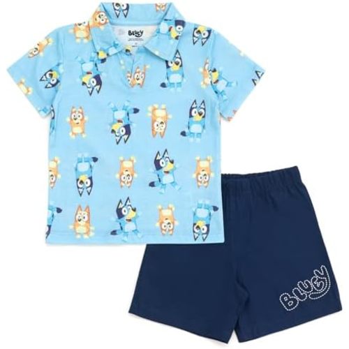 Bluey Bingo Polo Shirt and Shorts Toddler to Little Kid