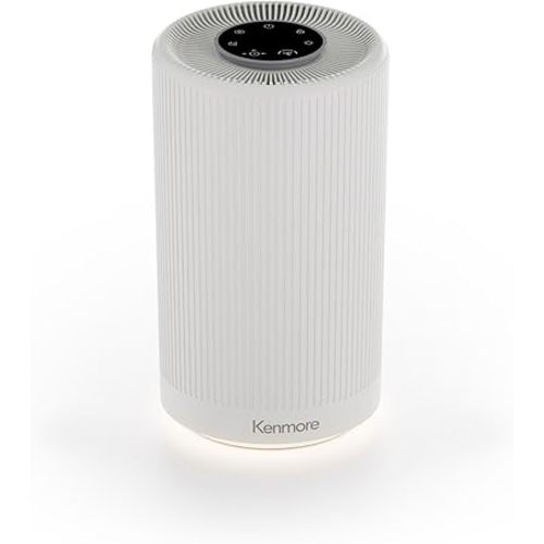 Kenmore PM1005 Air Purifier with H13 True HEPA Filter, Covers Up to 850 Sq.Foot, 25db SilentClean 3-Stage HEPA Filtration System for Office & Bedroom