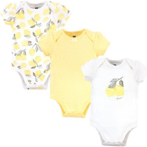 Triple Pack of Soft Cotton Bodysuits