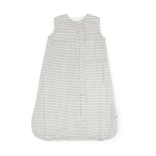 Cotton Muslin Sleep Bag - Grey Stripe