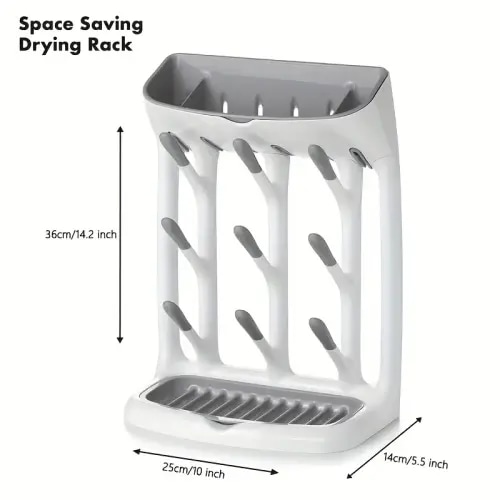 bottle drying rack storage rack fits 9 bottles well nipples - Temu New Zealand