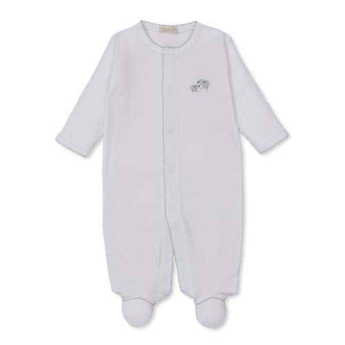 Premier Sweet Sheep White/Silver Hand Emb. Footie