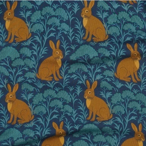 single layer blanket | fantastical rabbit | light weight bamboo – kate quinn