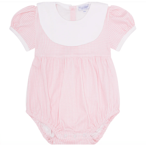 Pink Gingham Baby Bubble