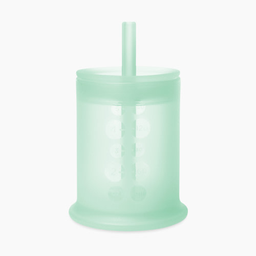 Olababy Training Cup with Lid + Straw - Mint