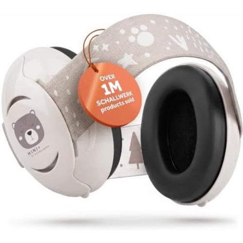 Schallwerk ® Mini+ Baby Ear Muffs – Infant Noise Cancelling Headphones, Toddler Ear Protection, Baby Headphones for Noise