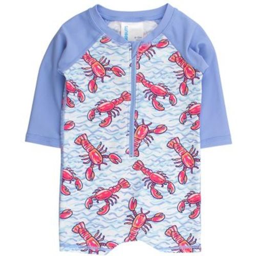 RuggedButts Baby/Toddler Boys UPF50+ Long Sleeve One Piece Rash Guard