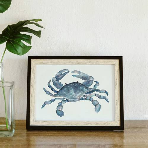 Blue Crab Watercolor Print - Animal Art - Watercolor Painting - Maryland Crab