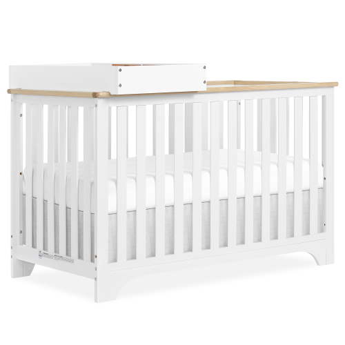 Dream On Me Orion 5-in-1 Convertible Crib with Removable Changing Tray, Vintage White Oak - Walmart.ca
