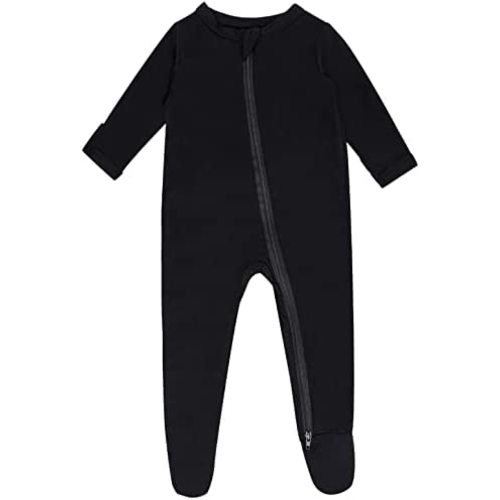 GUISBY Pajamas for Baby Boys & Girls, Infant Onesie with Mitten Long Sleeve Footed Pjs