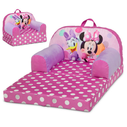 Free Shipping! Disney Minnie Mouse Cozee Buddy Flip-Out Chair by Delta Children, Pink