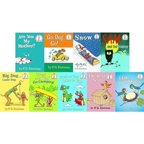 "P.D. Eastman Classic Collection (9-Book Set): The Best Nest, Flap Your Wings, Fred and Ted Like to Fly, Fred and Ted Go Camping, Go, Dog Go, Are You My Mother?, Sam and the Firefly, Big Dog...Little Dog, Snow"