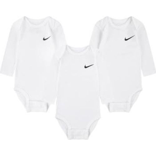 Essentials 3-Pack Long Sleeve Bodysuits, 0-3M