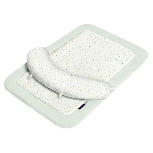 Clevamama Newborn Tummy Time Mat - Terrazzo | Baby Bunting AU