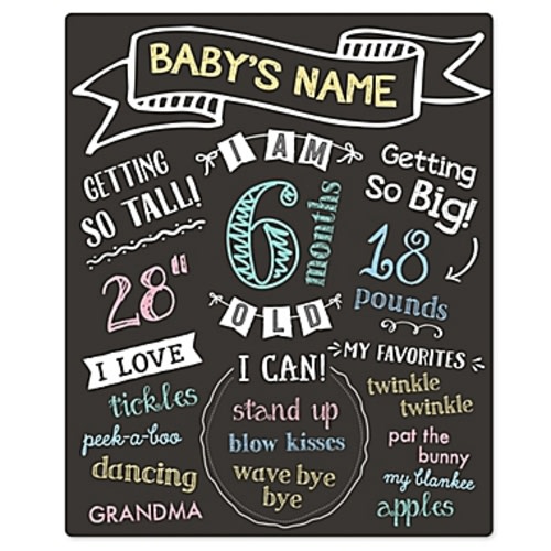 Pearhead Baby's Monthly Chalkboard
