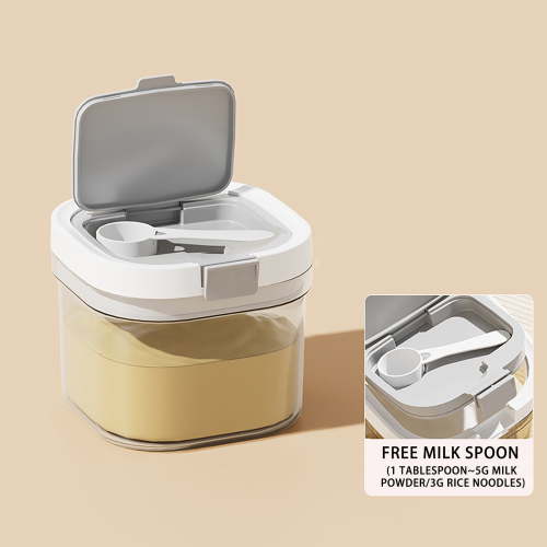 Food Grade Sealed Canister, Light-Proof Milk Powder Storage Container with Lid, Large Capacity Portable Baby Formula Dispenser, Kitchen Organization