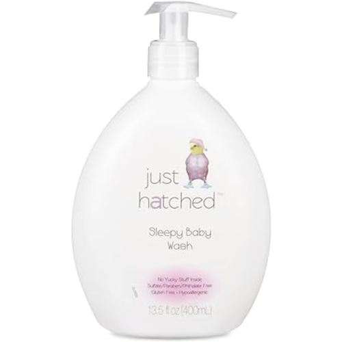 Sleepy Baby Wash, Made with Essential Oils, Relaxing, Calming, Moisturizing, Gluten Free, Hypoallergenic, 13.5 fl oz