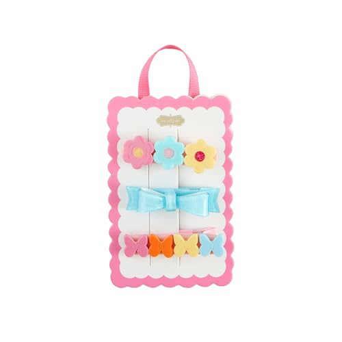 Mud Pie Children's Blue Bow Spring Hairclips