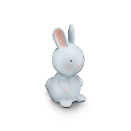 Tiny Tiffany Rabbit Bank in Earthenware