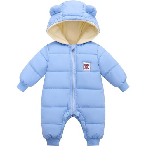 Cute Baby Boys Snowsuit New Born baby girls Winter Coat Toddler Clothes