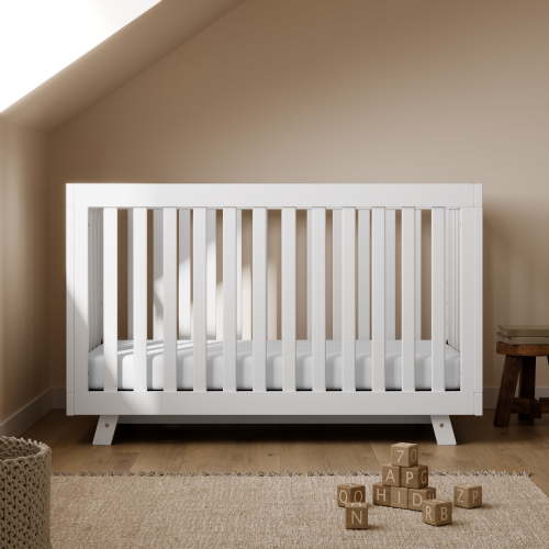 Storkcraft Beckett 3-in-1 Convertible Baby Crib, White