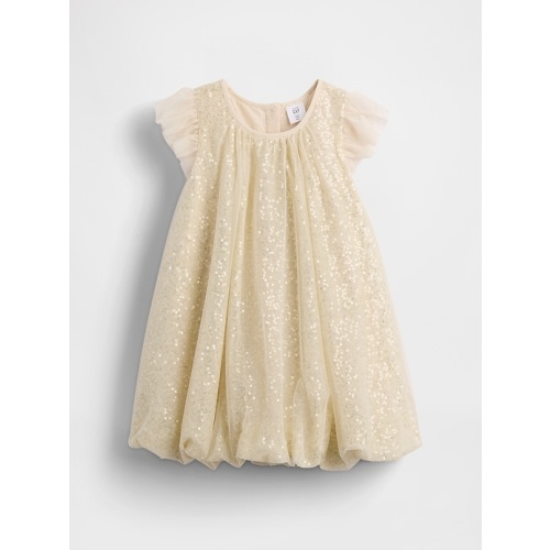 Baby & Toddler Sequin Tulle Bubble Dress