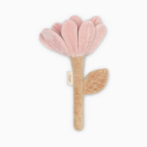 Crane Baby Plush Baby Rattle Toy - Violet Floral