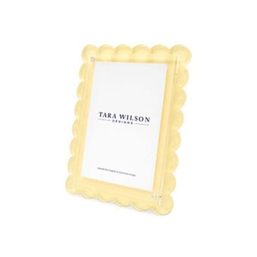 Tara Wilson Designs Scalloped Acrylic Frame | Saks Fifth Avenue