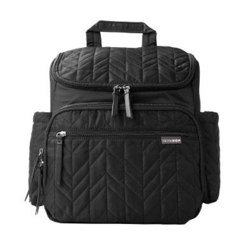 Skip Hop Forma Diaper Bag Travel Backpack with Changing Pad - Jet Black