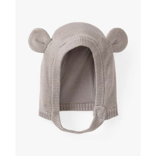 Dove Gray Bear Bonnet