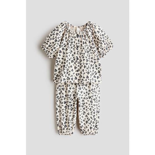 2-PIECE CRINKLED JERSEY SET