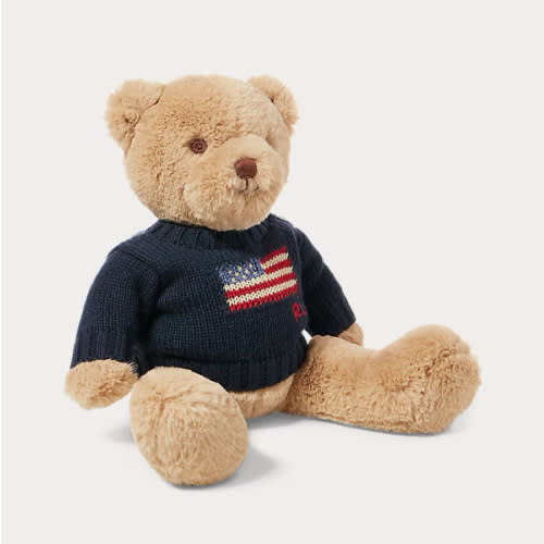 Small Flag-Sweater Polo Bear | Ralph Lauren