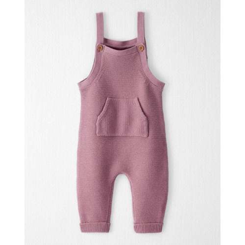 Baby Girl Organic Cotton Sweater Knit Overalls - Little Planet | Carter's