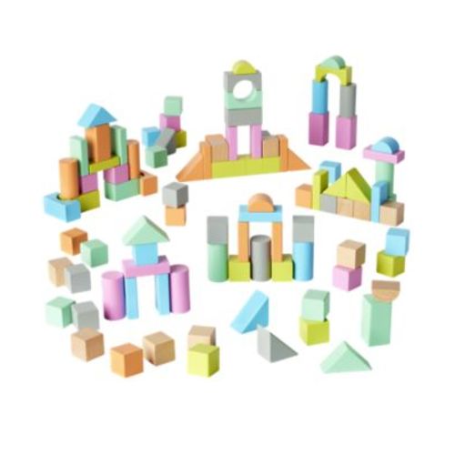Wooden Block Set 100 Pieces, Created for You by Toys R Us