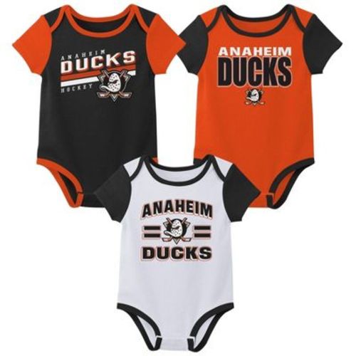 NHL Anaheim Ducks Infant Boys' 3pk Bodysuit