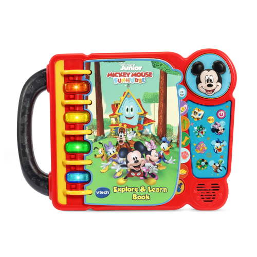 VTech Disney Junior Mickey Mouse Funhouse Explore & Learn Book Baby and Toddler Toys
