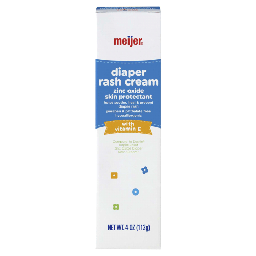 Meijer Baby Quick Relief Diaper Rash Cream, 4 oz