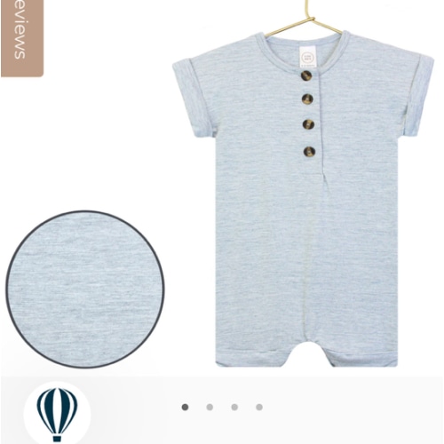 Crew Romper 3-6 months