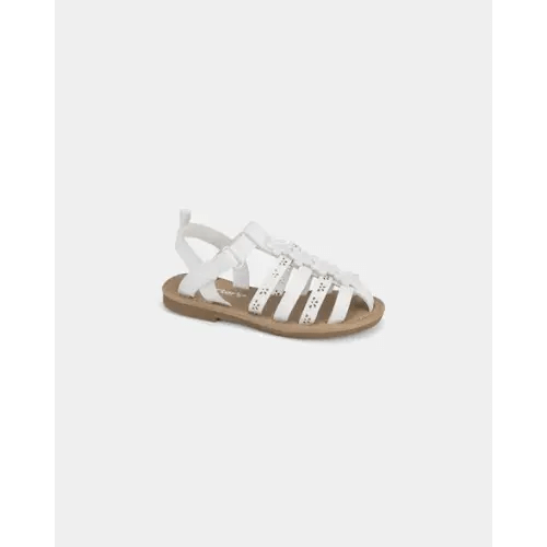 Toddler Girl Floral Sandals - White | Carter's