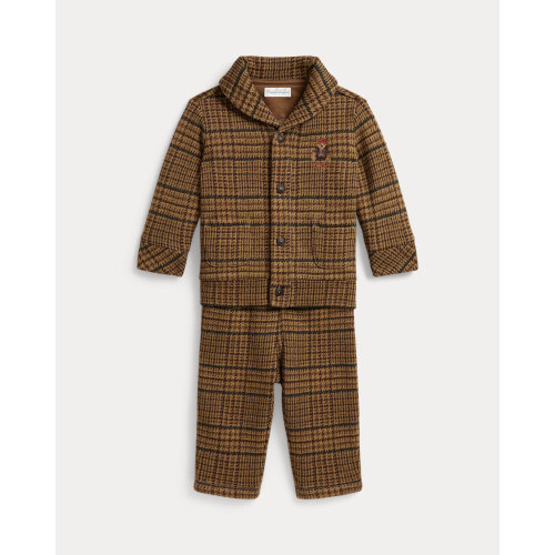 Polo Bear Tweed-Print Jacket & Pant for Baby Boys | Ralph Lauren