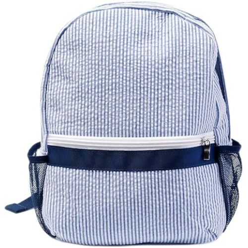Toddler Backpack, Seersucker Preppy Backpack, Classic Cute Kids School Bookbag Preschool Kindergarten Children Bag