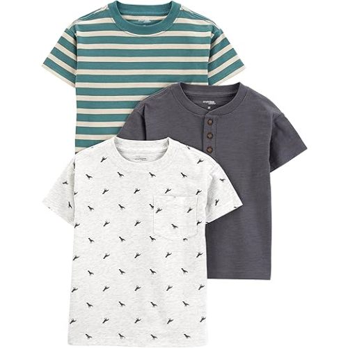 Simple Joys by Carter's Baby Boys' 3-Pack Short-Sleeve Tee Shirts