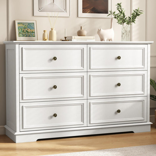 Lark Manor™ Valera 6 Drawer 47.2" W Double Dresser & Reviews | Wayfair