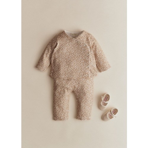 Chou Set - Cream leopard