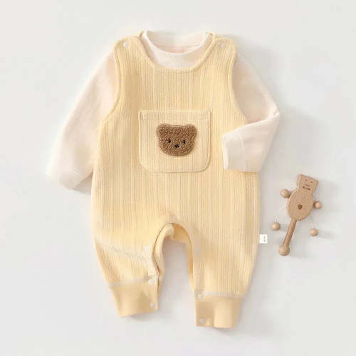 Velvet Top & Suspender Pants Set (2-Piece, 0M-3Y)