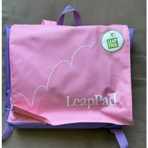 Vintage 2001 Leap Frog Leap Pad Pink Bundle Set 4 Books And Cartridges In Case