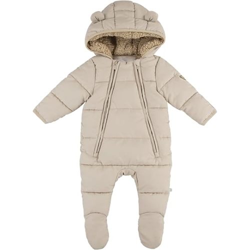 Huggies Unisex Baby Sherpa Lined Footed Snow Suit